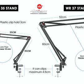 Wright WR 37 Microphone Stand for Dyanamic and Condenser Microphone